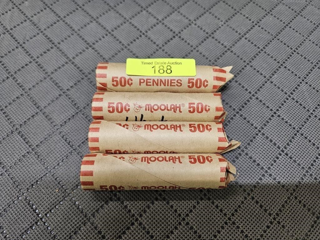 200- ASST. DATE WHEAT PENNIES