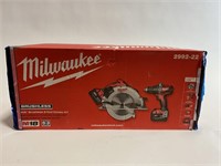 MILWAUKEE M18 2-TOOL COMBO, MODEL 2992-22, 18V