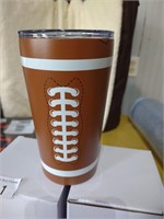 (2) Football Tumblers