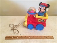 Mickey Mouse Train Pull Toy