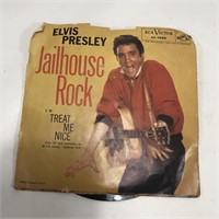 Vinyl Record Elvis Jailhouse Rock 7" Single