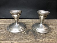 Hamikton Weighted Sterling Candlestick Pair