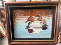 Kay Williams signed painting duck stamp entry