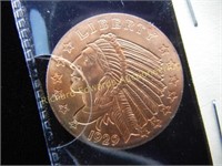 1/4 Troy Ounce .999 Fine Copper Medallion. The