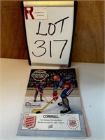 1993 Hockey Legends Program w/ Autographs