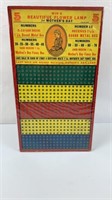 Vintage Mother’s Day punch board game - unused