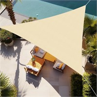 Shade&Beyond Sun Shade Sail 16'X16'X16' Cream