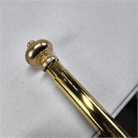 Brass Colored Drapery Rod expand from 64 in