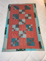 Handmade quilt appr 30" x 48"