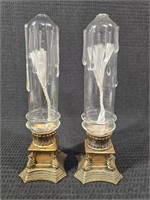 Glass Candlestick Oil Lamps