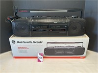 General Electric Dual Cassette Recorder