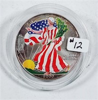 2000  Colorized  $1 Silver Eagle