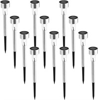 12 PACK  SOLPEX 12 Pack Solar Lights Outdoor Water