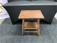 Wood Farmhouse Side Table/End Table/Night Stand