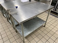 48” Stainless Steel Work Table w/ Can Opener