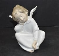 Lladro Young Angel Girl Figurine
