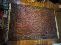 Red rug 4’ 6” X 8’ Karastan