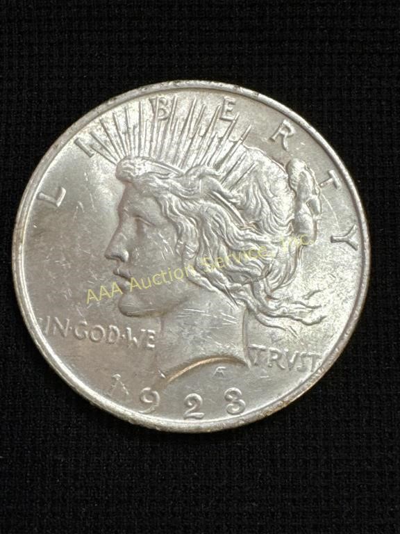 1923 US Peace Dollar