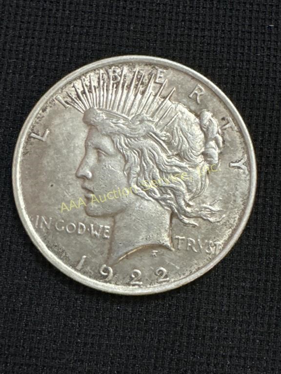 1922 US Peace Dollar