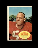1960 Topps #38 Jerry Tubbs VG to VG-EX+