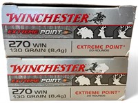 2 Boxes of Winchester .270 Win Extreme Point Ammo