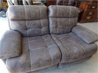 Leather Love seat reclining
