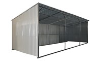 12' x 20' Galvanized Metal Livestock Shelter