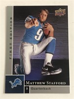 2009 UD Matthew Stafford Rookie Card