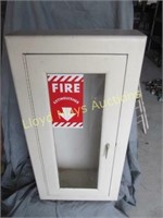 Glass Door Metal Fire Extinguisher Box