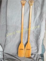 2pc Wood Paddles - Feather Brand - Mississippi