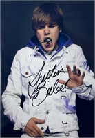 Autograph COA Justin Bieber Photo