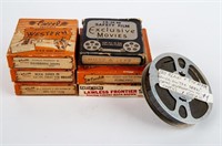 Lot Of 7 Vintage Western 16-MM Films