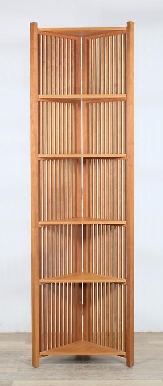 Frank Lloyd Wright Style Corner Bookshelf