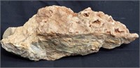 Rock specimen with crystals