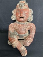 Pre-Columbian style pottery figurine