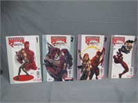 1st Issue thru #4 Dare Devil & Elektra Comic Books