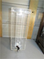 Clear Acrylic 3 Gallon Beverage Dispenser with
