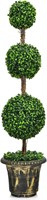 $86  Goplus 4 Ft Artificial Boxwood Topiary Tree