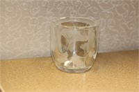 Etched Partylite Cup