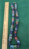 Necklace glass beads