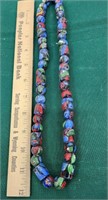 Necklace glass beads