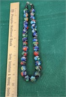 Necklace glass beads