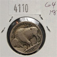 1917 D Buffalo Nickel G4 Condition