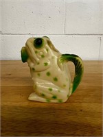 Mini 1960's frog pitcher plastic