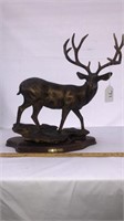 Beautiful Bronze Elk Statue
