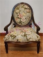 Floral Print Chair
