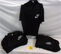 33 lg. Nike style golf shirts.