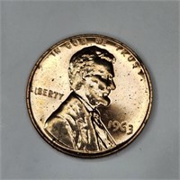 1963 Gem Proof Lincoln Cent