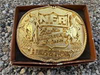 1983 Hesston NFR Gold Award Buckle, #1288