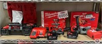 Milwaukee Assorted tools lot of 12 items